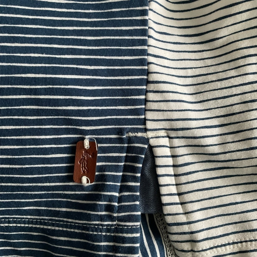 Ashworth Black and White Polo Shirt with Gradient Effect - Picture 4 of 5